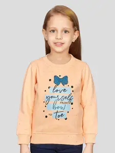 Peppermint Girls Graphic Printed Cotton Pullover