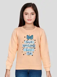Peppermint Girls Graphic Printed Cotton Pullover