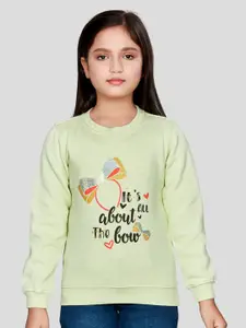 Peppermint Girls Graphic Printed Cotton Pullover