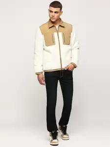 Pepe Jeans Colourblocked Jackpot Fit Tailored Jacket