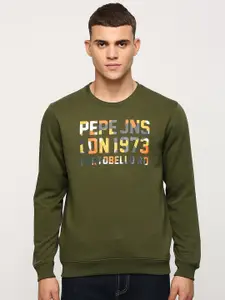 Pepe Jeans Typography Printed Pullover