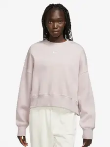 Nike Sportswear Phoenix Fleece Over-Oversized Crew-Neck Pullover Sweatshirt