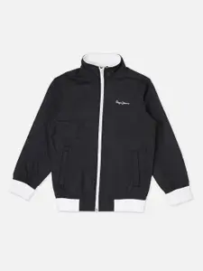Pepe Jeans Boys Mock Collar Bomber Jacket