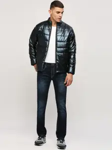 Pepe Jeans Mock Collar Puffer Jacket