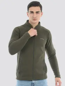 LONDON FOG Mock Collar Front-Open Sweatshirt