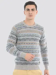 LONDON FOG Fair Isle Woolen Pullover Sweater