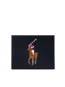 Polo Ralph Lauren Big Pony Printed Leather Card Case Wallet