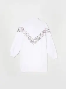 Fame Forever by Lifestyle Girls High Neck Pullover with Embellished Detail