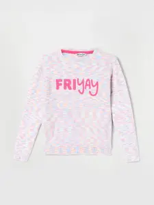 Fame Forever by Lifestyle Girls Embroidered Detail Pullover