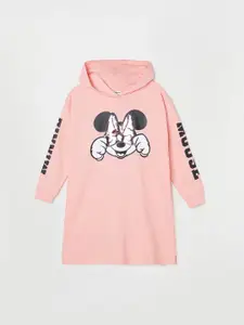 Fame Forever by Lifestyle Girls Mickey Mouse Printed Hooded Neck Cotton Sweatshirt