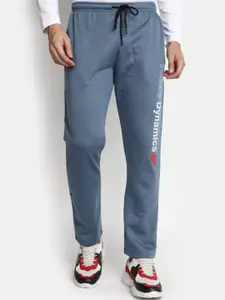 V-Mart Men Printed Mid-Rise Track Pants
