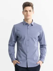 Snitch Classic Slim Fit Cotton Casual Shirt