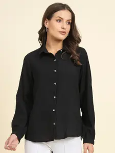 HERE&NOW Spread Collar Opaque Casual Shirt