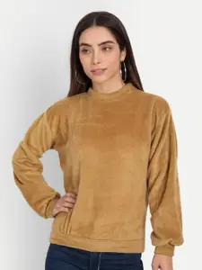 COLOR CAPITAL Mock Neck Pullover Sweatshirts