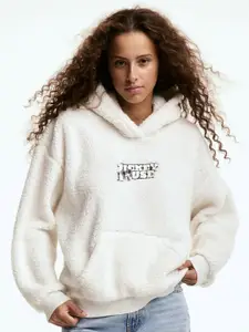 H&M Oversized Motif-Detail Hoodie