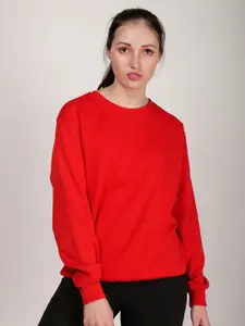 Fashion And Youth Round Neck Fleece Sweatshirt