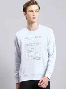 Monte Carlo Typography Printed Cotton Sweatshirt