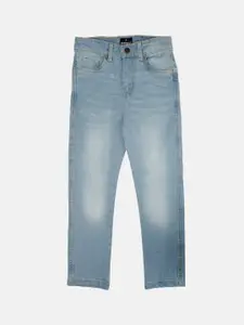 KiddoPanti Boys Jean Heavy Fade Stretchable Jeans