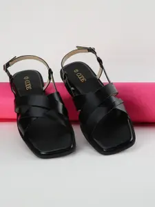 CODE by Lifestyle Open Toe Flats With Backstrap