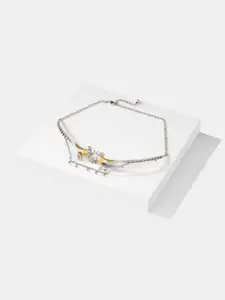 SHAYA Sterling Silver Oxidised Necklace