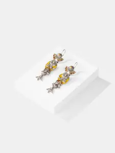 SHAYA 925 Sterling Silver Contemporary Drop Earrings