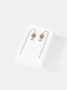 SHAYA 925 Sterling Silver Contemporary Drop Earrings