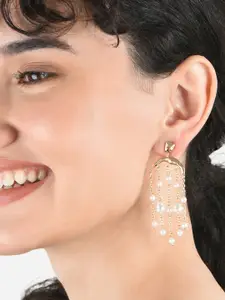 ToniQ Gold-Plated Classic Drop Earrings
