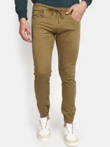 V-Mart Men Mid-Rise Cotton Joggers