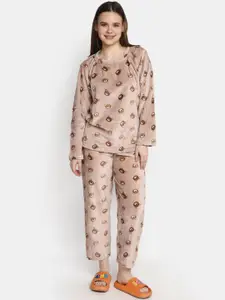 V-Mart Graphic Printed Pure Cotton Night suit