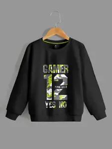 CODEZ Boys Typography Printed Sweatshirt