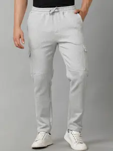 Voi Jeans Men Mid Rise Cotton Track Pant
