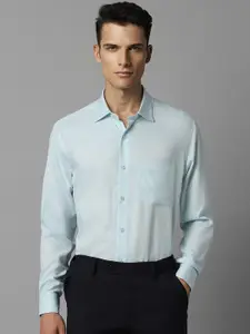 Louis Philippe Self Design Pure Cotton Formal Shirt