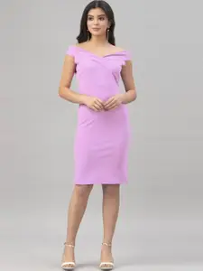 Ziva Fashion Off-Shoulder Sheath Dress
