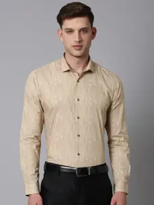 Louis Philippe Sport Slim Fit Printed Opaque Formal Shirt