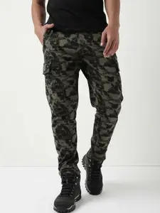 Wildcraft Men Camouflage Printed Cotton Track Pants