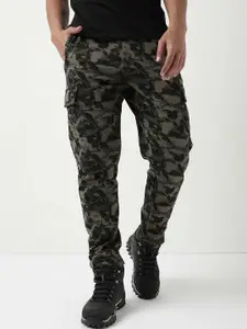 Wildcraft Men Camoflage Printed Cotton Track Pants