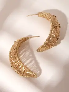 XPNSV Gold-Plated Contemporary Ear Cuff Earrings