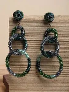 XPNSV Spiral Drop Earrings