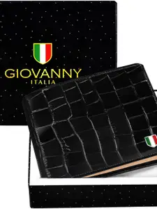 GIOVANNY Men Textured Two Fold Wallet