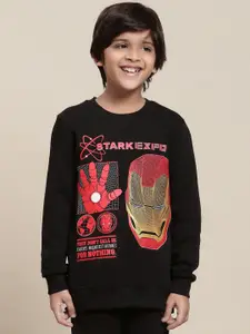 Kids Ville Boys Iron Man Printed Sweatshirts