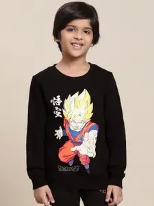Kids Ville Boys Dragon Ball Z Printed Pullover Sweatshirts