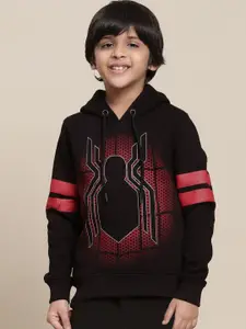 Kids Ville Boys Spiderman Printed Pullover Hoodie
