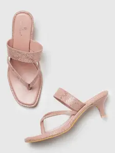 Marc Loire Textured Party Kitten Heels