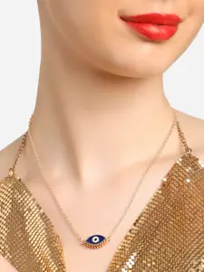 Zaveri Pearls Gold-Plated Necklace