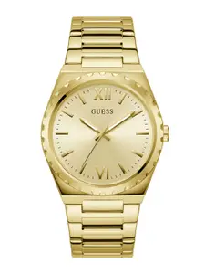 GUESS Men Stainless Steel Bracelet Style Straps Analogue Watch U1394G2M