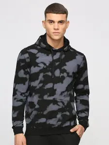 Pepe Jeans Abstract Printed Hooded Pullover