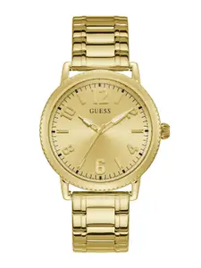 GUESS Men Dial & Stainless Steel Bracelet Style Straps Reset Time Analogue Watch U1380G2M