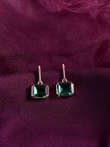 Clara Contemporary Sterling Silver Rose Gold-Plated Studs Earrings