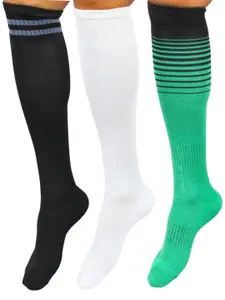 BAESD Men Pack Of 3 Patterned Knee-Length Socks