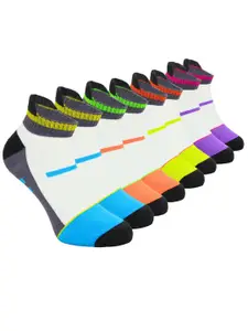BAESD Pack Of 4 Striped Ankle Length Socks